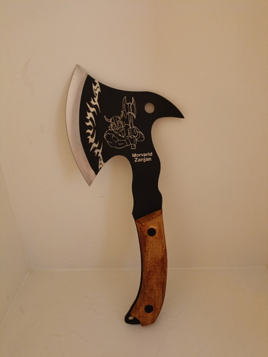 تبر فولادی غلافدار دست ساز زنجان